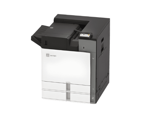 Stampante da ufficio a colori Lexmark CS963 vista frontale