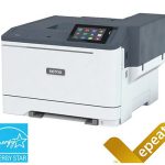 Vista laterale sinistra della stampante a colori Xerox® C410 Vista laterale sinistra della stampante a colori Xerox® C410